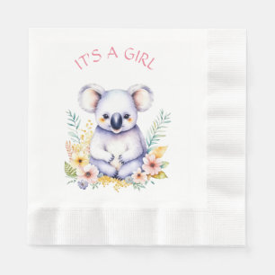 Serviette En Papier Koala Bear Theme Heure du Baby shower de gâteaux