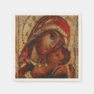 Serviette En Papier Korsunskaïa : icon of the Mother of Dieu of Cherso