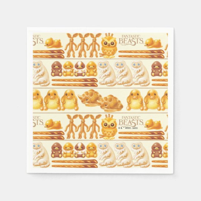 Serviette En Papier Kowalski Bakery Rows of Traitements Motif (Devant)