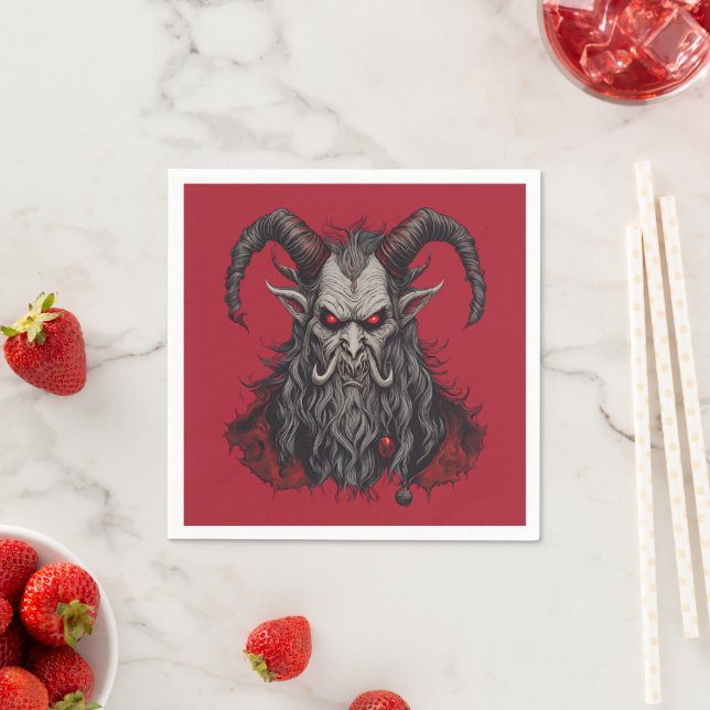 Serviette En Papier Krampus (En situation)