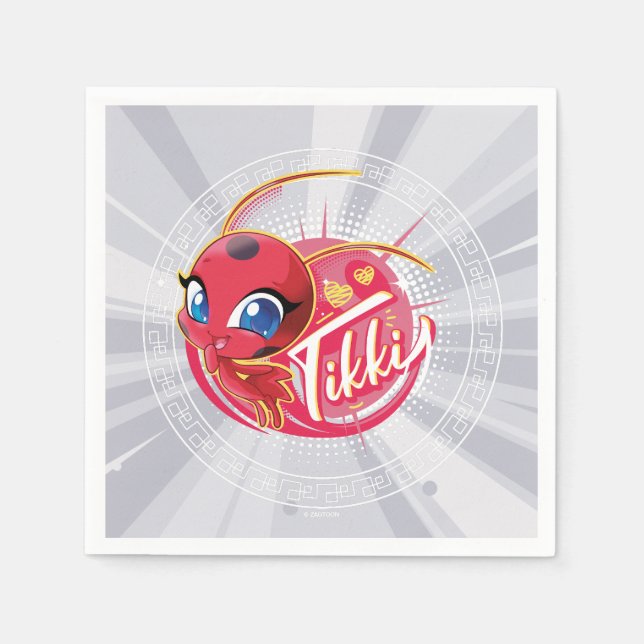 Serviette En Papier Kwami Tikki (Devant)