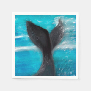 Serviette En Papier La baleine