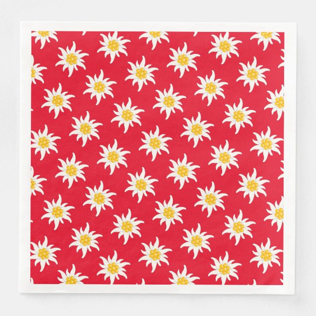 Serviette En Papier La bonne serviette à la fondue ou à la raclette (Devant)