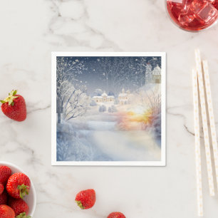 Serviette En Papier La chaleur du soleil en hiver
