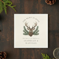 La Chasse Est Sur Le Mariage En Chef D'Antler Deer