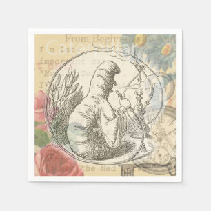 Serviette En Papier La chenille du Pays des Merveilles d'Alice : Tenni