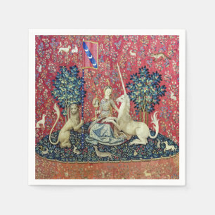 Serviette En Papier La Dame et la licorne, Vue