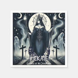 Serviette En Papier La déesse de Hekate de la croisée des chemins Les