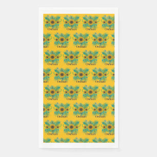 Serviette En Papier La déesse d'Oshun Tournesols