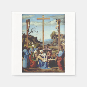 Serviette En Papier La Déposition de Jésus-Christ Icône Sacrée Art