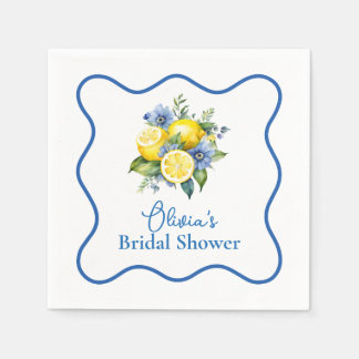 Serviette En Papier La Dolce Vita Fête de Mariage au Citron