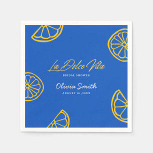 Serviette En Papier La Dolce Vita Italian Minimaliste enterrement de v