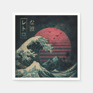 Serviette En Papier La Grande Classique de la Vague Rétro