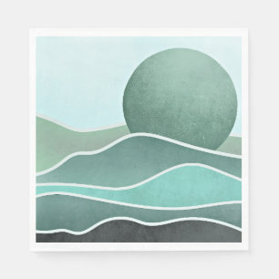 Serviette En Papier La montagne du Boho