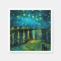 La nuit étoilée du Rhône de Van Gogh 