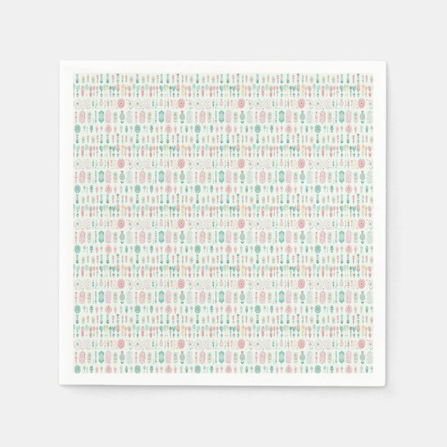 Serviette En Papier Là où les fleurs fleurissent, l'espoir aussi (Devant)