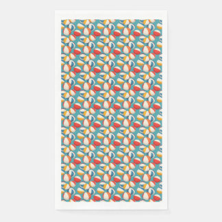 Serviette En Papier La Plage Est Là Où Les Inquiétudes Se Sont Éloigné