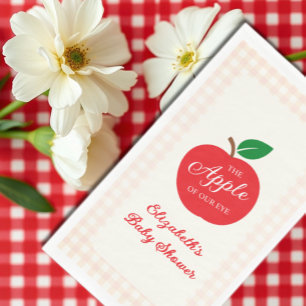 Serviette En Papier La Pomme De Notre Baby shower Oeil