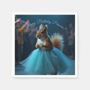 Serviette En Papier La princesse écureuil