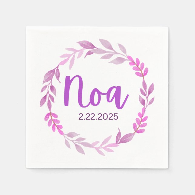 Serviette En Papier La serviette de noa (Devant)