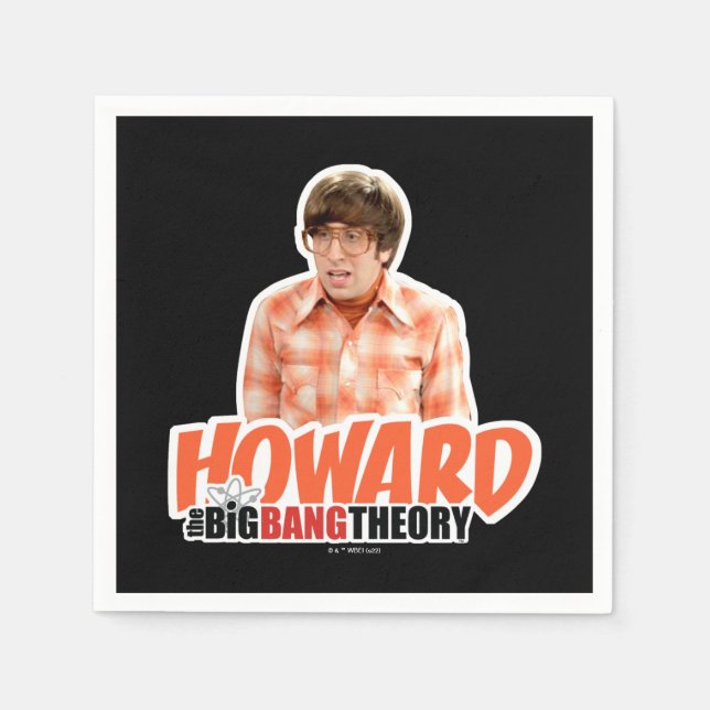 Serviette En Papier La théorie du Big Bang | Howard (Devant)