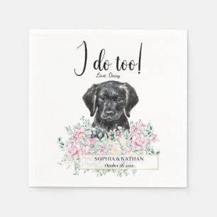 Serviette En Papier Labrador Chien Chien Mariage Cocktail Serviettes