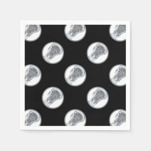 Serviette En Papier Lacrosse Sports