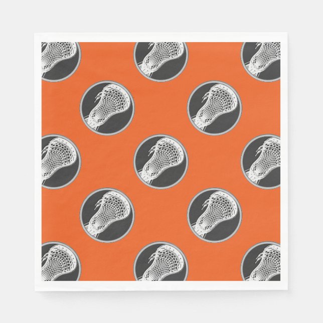 Serviette En Papier Lacrosse Sports (Devant)