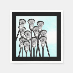 Serviette En Papier Lacrosse Sports