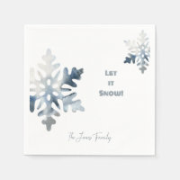 Laisser neiger Custom Snowflake Cocktail