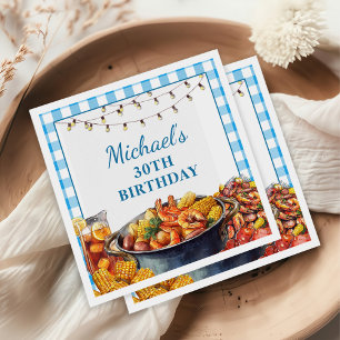 Serviette En Papier Laissez Les Bons Temps Bouillir Anniversaire Fruit