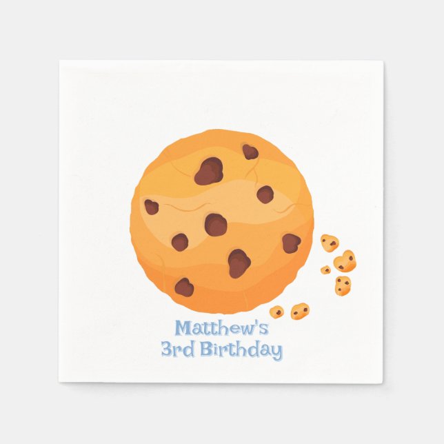 Serviette En Papier Lait et cookies (Devant)