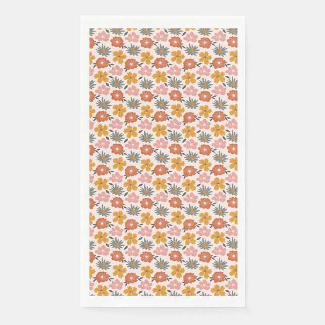 Serviette En Papier L'âme d'une Fleur Sauvage ne Connaît pas de Fronti (Devant)