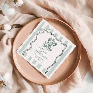 Serviette En Papier L'amour brasse la Fête des mariées de café moderne