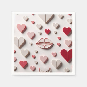 Serviette En Papier L'amour dans chaque bouchée