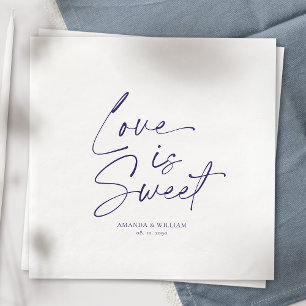 Serviette En Papier L'amour est Mariage doux Napkin