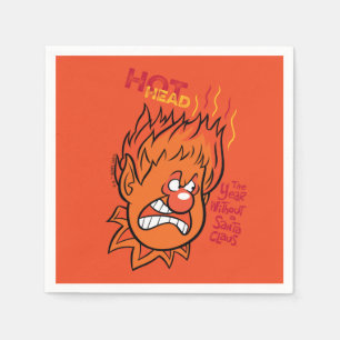 Serviette En Papier L'ANNÉE SANS SANTA CLAUS™   Tête chaude