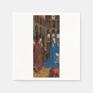 Serviette En Papier L'Annonciation de Van Eyck Premium Lumière de Cath