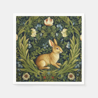 Lapin Art nouveau dans le jardin