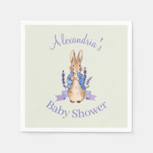 Serviette En Papier lapin classique nom personnalisé