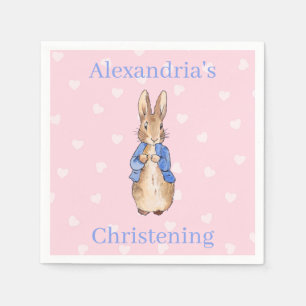 Serviette En Papier Lapin de Pâques classique personnalisé