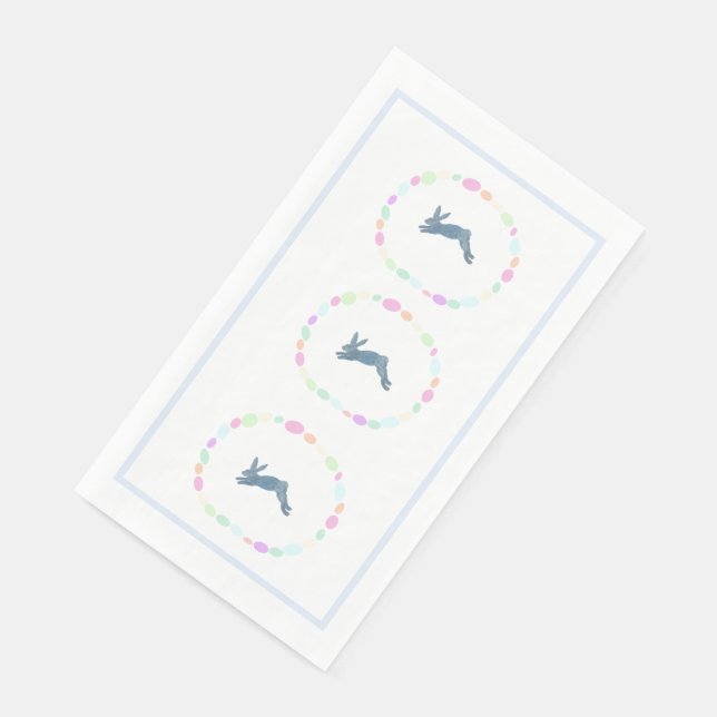 Serviette En Papier Lapin Rose Papier d'Oeufs Papier d'invité serviett (Coin)