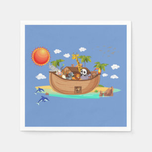 Serviette En Papier L'arche de Noé