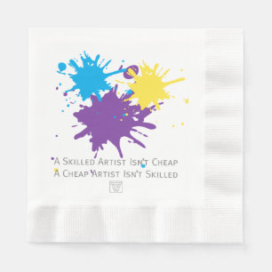 Serviette En Papier L'art n'est pas bon marché