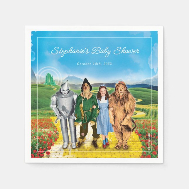 Serviette En Papier L'Assistant Des Serviettes D'Anniversaire Oz™ (Devant)