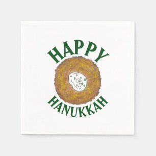 Serviette En Papier Latkes Happy Hanoukka Chanukah Jours fériés juifs