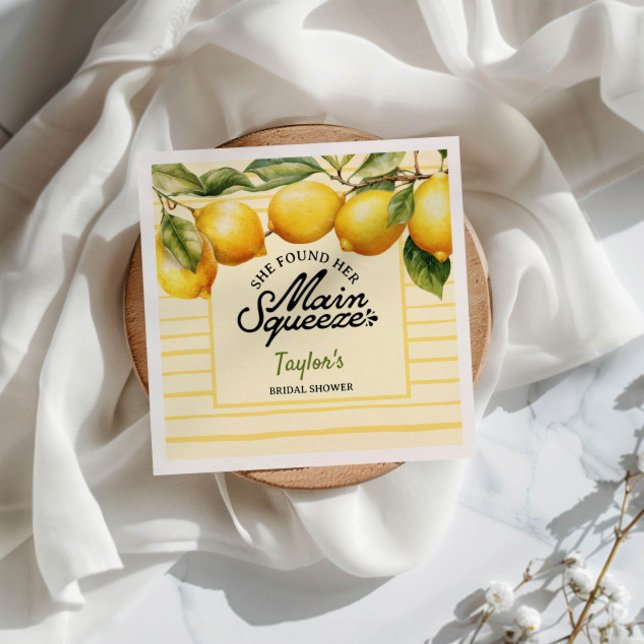 Serviette En Papier Lavage de Noces au Citron (Créateur téléchargé)