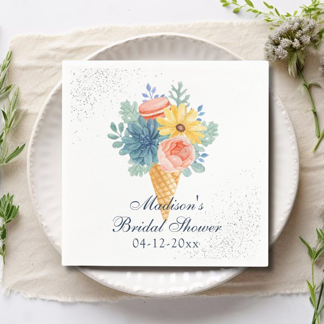 Serviette En Papier Lavage de Succulente Macaron Fête de Mariage (Créateur téléchargé)