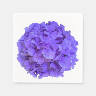 Serviette En Papier Lavande lilas violet Hydrangeas violet Fleurs