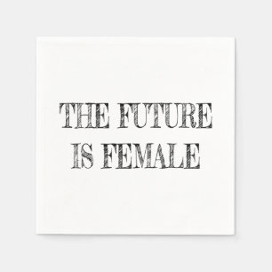 Serviette En Papier L'avenir est Vintage pour les femmes